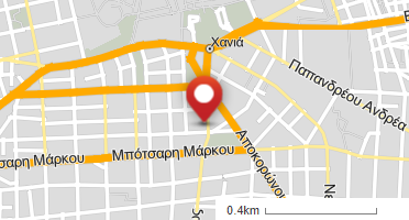 Χάρτης και σημείο της επιχείρησης