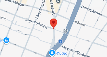 Location of business on map