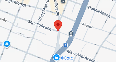 Location of business on map
