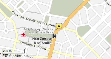 Χάρτης και σημείο της επιχείρησης