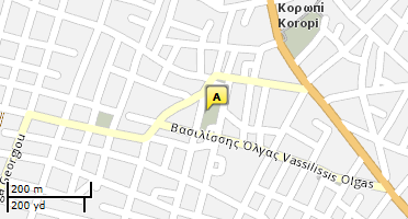 Location of business on map