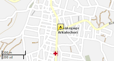 Χάρτης και σημείο της επιχείρησης