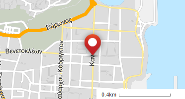 Location of business on map