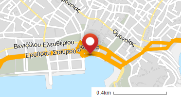 Location of business on map