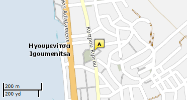 Χάρτης και σημείο της επιχείρησης