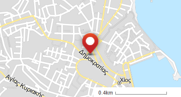 Location of business on map