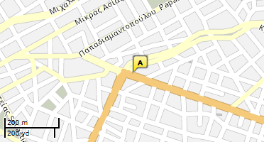 Location of business on map