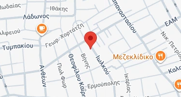 Location of business on map