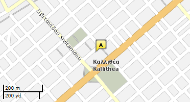 Location of business on map