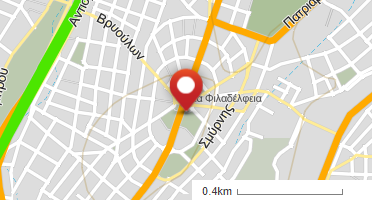 Location of business on map