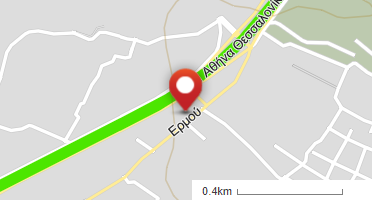 Location of business on map
