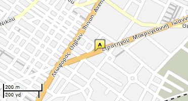 Location of business on map