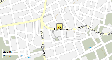Location of business on map