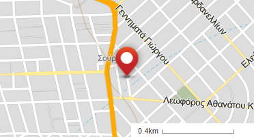 Location of business on map