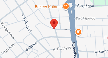 Location of business on map