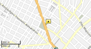 Location of business on map
