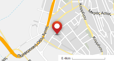 Location of business on map