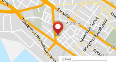 Location of business on map