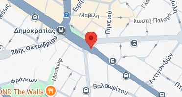 Location of business on map