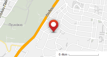 Location of business on map