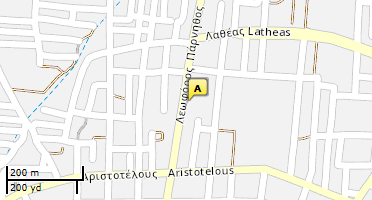 Location of business on map