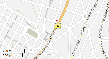 Location of business on map