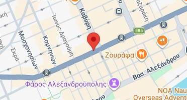 Χάρτης και σημείο της επιχείρησης