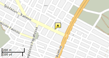 Location of business on map