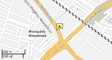 Location of business on map