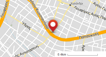 Location of business on map