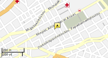 Location of business on map