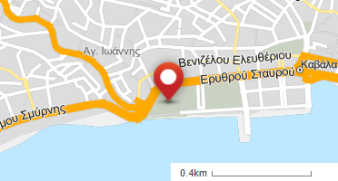 Location of business on map