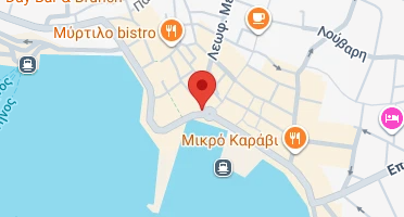 Location of business on map