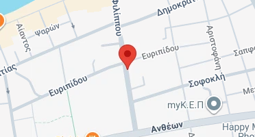 Location of business on map
