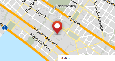 Location of business on map