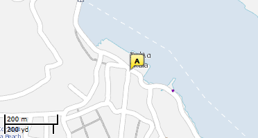 Location of business on map