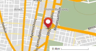 Location of business on map