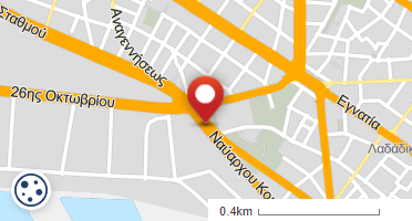 Location of business on map