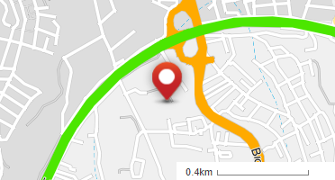Location of business on map