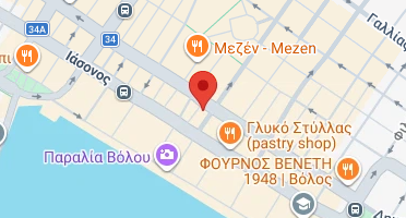 Location of business on map