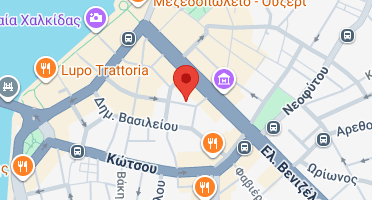 Location of business on map