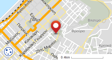 Location of business on map