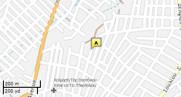 Location of business on map