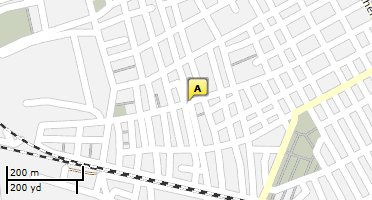 Location of business on map