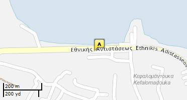 Location of business on map