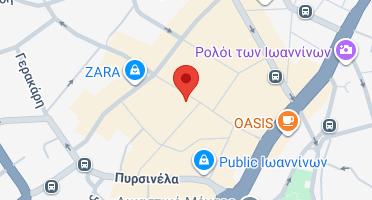 Location of business on map