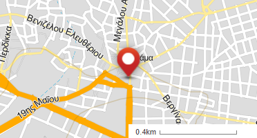 Location of business on map