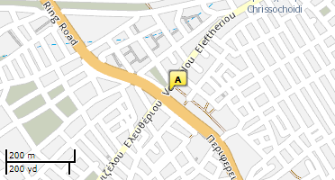 Location of business on map