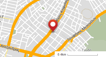 Location of business on map