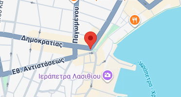 Location of business on map